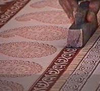 Block printing fabric