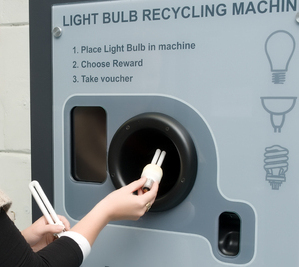 Light bulb recycling