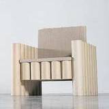 paper tube chair design recycl